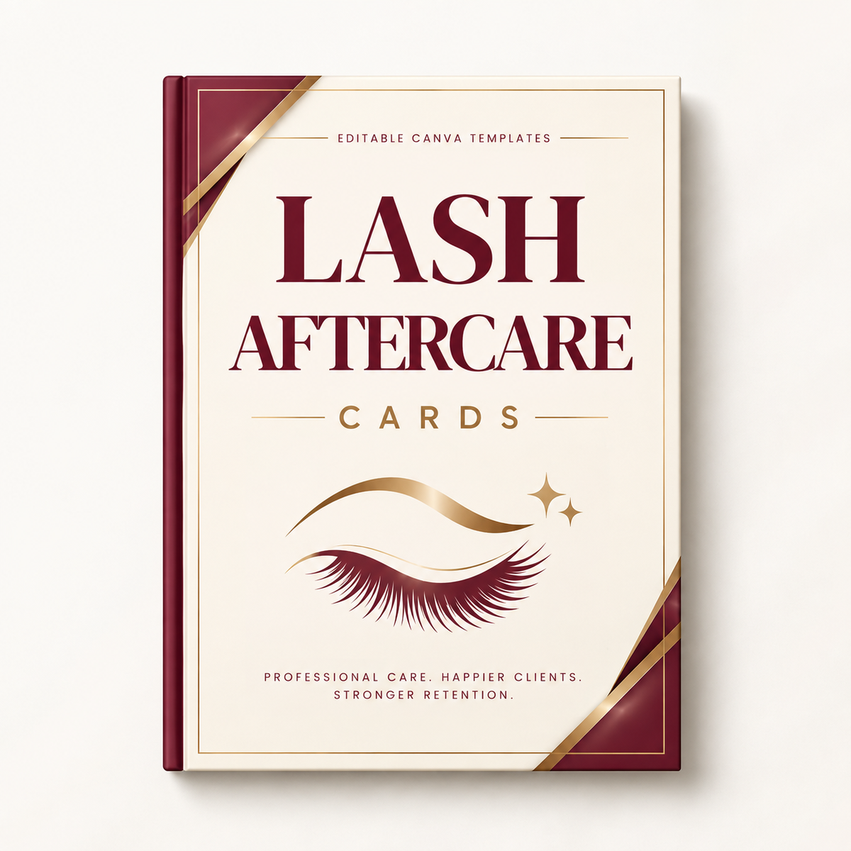 DAY ONE™ Lash Aftercare Cards — Editable Canva Templates
