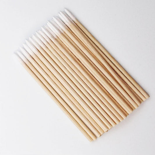 Cotton swabs pointed tip