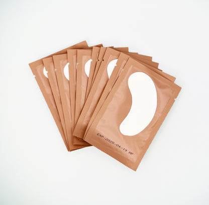 Eye pads for eyelash extensions